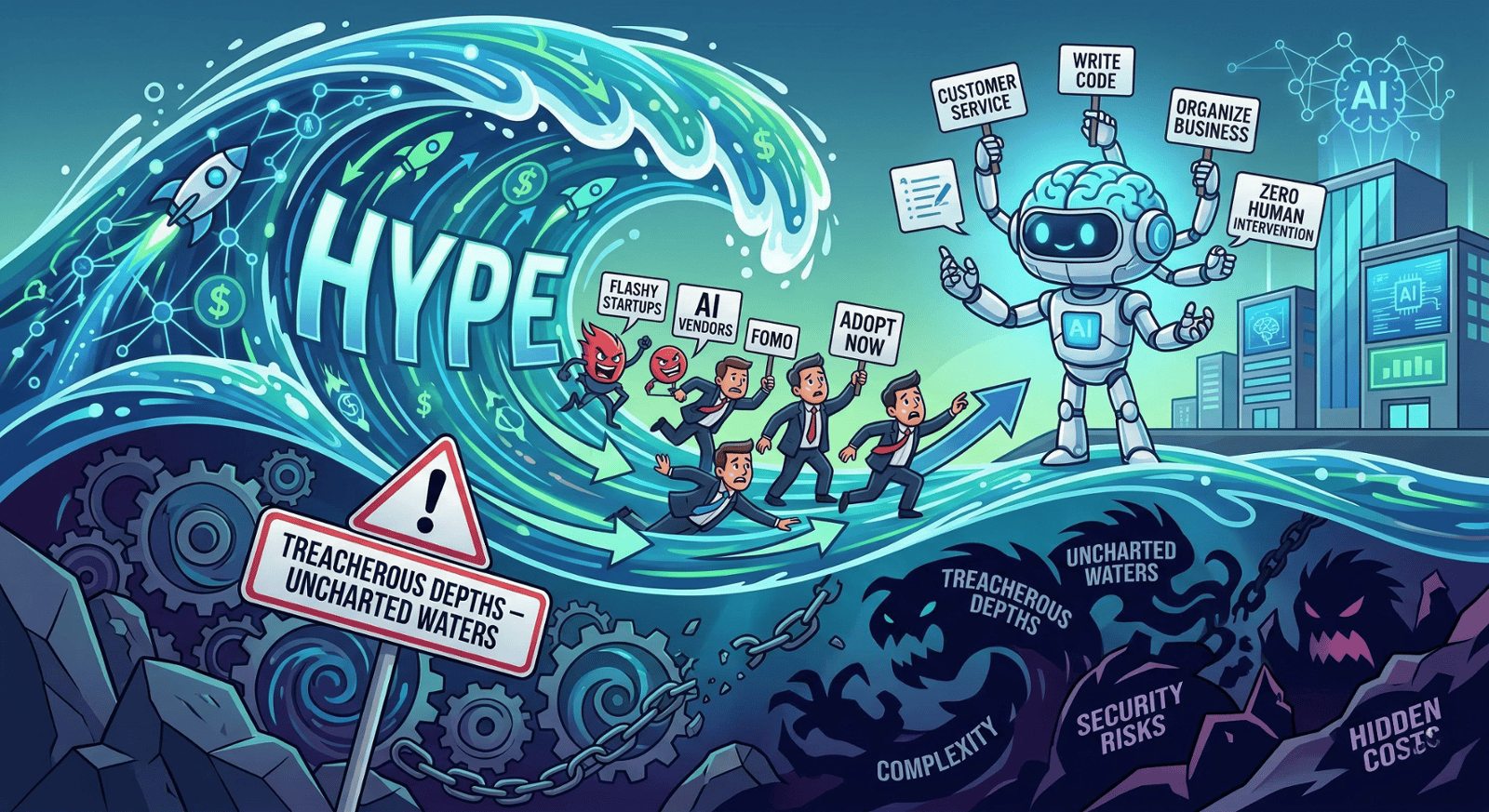 Agentic AI: Why Businesses Need to Look Before They Leap into the Deep End